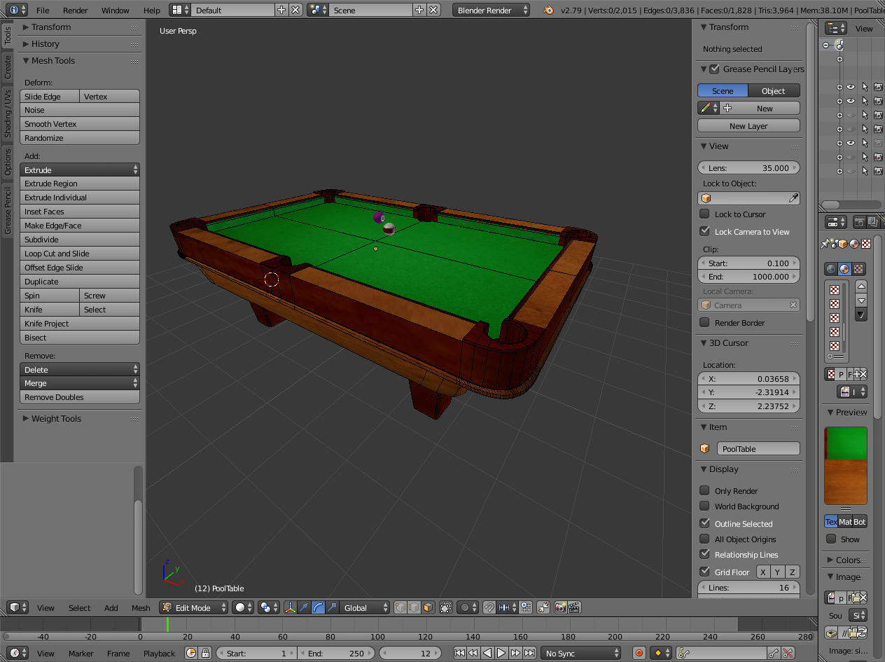 pooltable