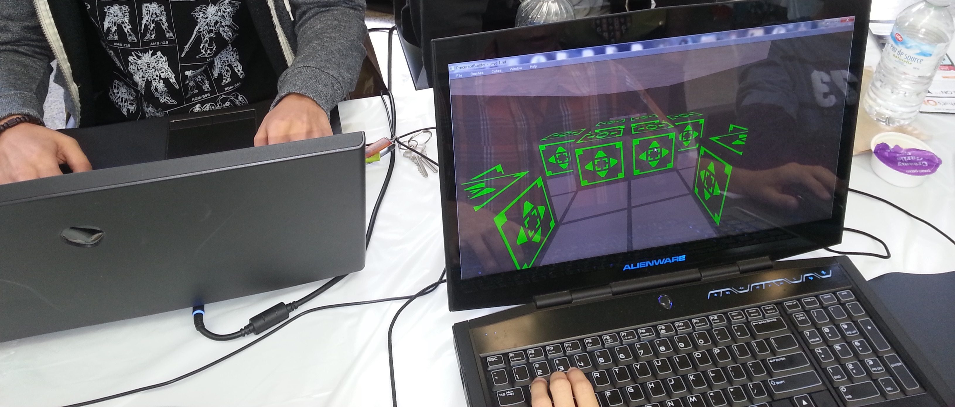 Students using Alienware